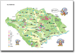鳩山町遺跡地図