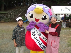泉井神社で写真