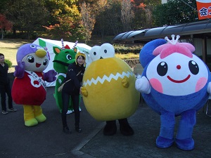 テレ玉くんも一緒
