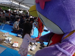 体育祭でお友達と