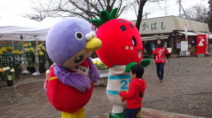 ひゃくあな祭でお友達と