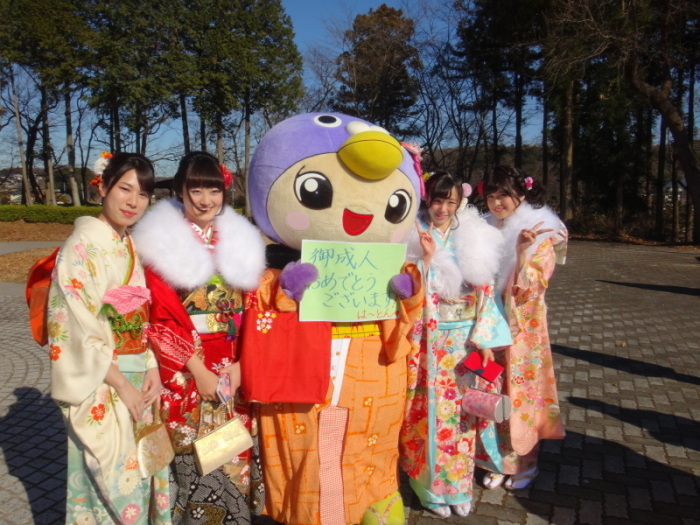 鳩山町の成人式に遊びにいってきました~!!