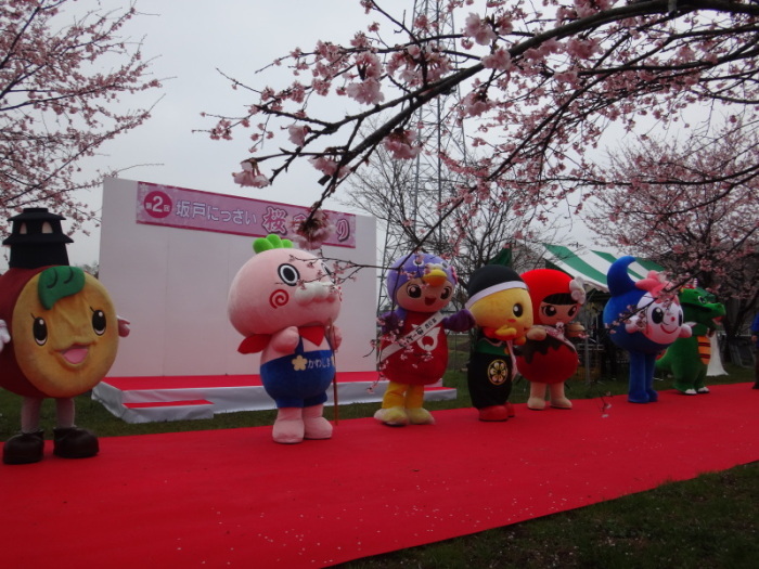 第2回坂戸にっさい桜まつりにいってきました