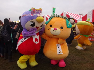 みきゃんはとやま祭遊びにきてくれてありがとう~!!