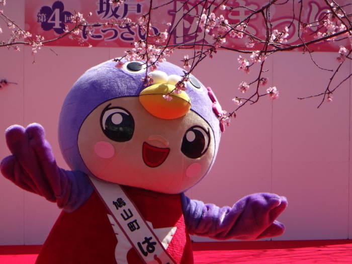 はーとんステージにて桜に興奮