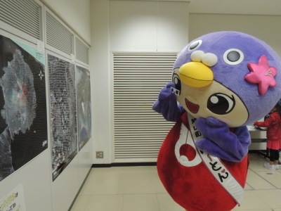 展示室ではーとんもチャレンジ