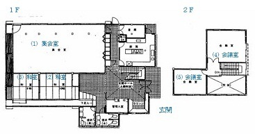 梅沢集会所平面図