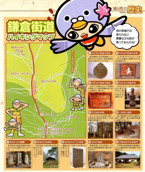 鎌倉街道ハイキングマップ