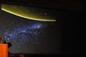 山崎さんが宇宙船から撮影した天の川の写真