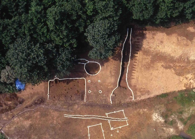 南比企窯跡 石田遺跡 上空