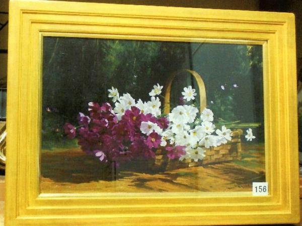 コスモス（油絵）