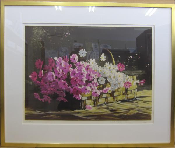 秋櫻（リトグラフ）